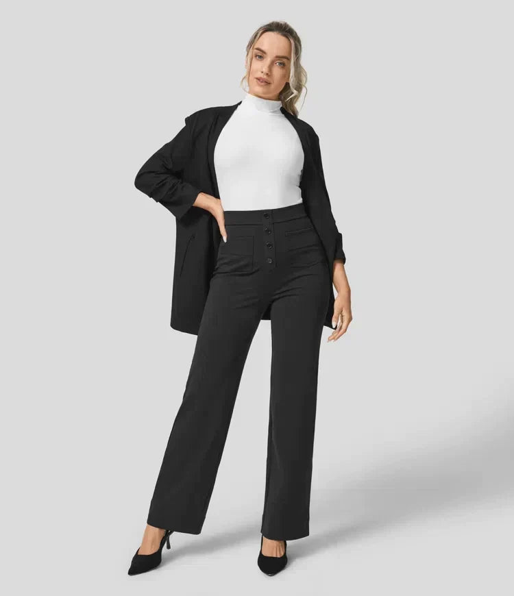 Elsie | High-Waisted Flexible Pants